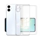 Coque Samsung Galaxy A06 Antichoc coins renforces Silicone + 2 Vitres en verre trempe Protection ecran