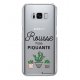 Coque rigide transparent Rousse mais piquante pour Samsung Galaxy S8