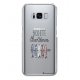Coque rigide transparent Brochette de sardines Samsung Galaxy S8 Plus