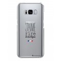 Coque Samsung Galaxy S8 Plus rigide transparente rire de mes blagues Dessin La Coque Francaise