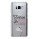Coque rigide transparent Soirée ar'rosé à la française pour Samsung Galaxy S8 Plus