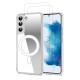 Coque Samsung Galaxy S22 Compatible Magsafe + 2 Vitres Protection Ecran