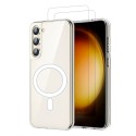 Coque Samsung Galaxy S23 Compatible Magsafe + 2 Vitres Protection Ecran