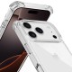 Coque iPhone 17 Pro Max  Antichoc Silicone bords renforcés + 2 Vitres en verre trempé Protection écran