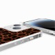 Coque iPhone 15 Leopard terracotta et noir Design La Coque Francaise.