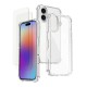 Coque iPhone 17 Antichoc Silicone bords renforcés + 2 Vitres en verre trempé Protection écran