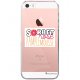 Coque rigide transparent Sorbet rosé pamplemousse iPhone SE / 5S / 5