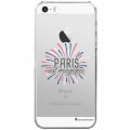 Coque iPhone SE / 5S / 5 rigide transparente Paris est magique Dessin La Coque Francaise