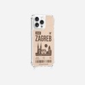 Coque iPhone 14 Pro Max avec anneau glossy transparente Zagreb Design La Coque Francaise.