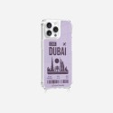 Coque iPhone 14 Pro Max avec anneau glossy transparente Dubai Design La Coque Francaise.