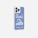 Coque iPhone 14 Pro Max avec anneau glossy transparente Noumea Design La Coque Francaise.