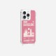 Coque iPhone 14 Pro avec anneau glossy transparente Barcelone Design La Coque Francaise.