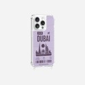 Coque iPhone 14 Pro avec anneau glossy transparente Dubai Design La Coque Francaise.