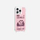 Coque iPhone 14 Pro avec anneau glossy transparente Los Angeles Design La Coque Francaise.