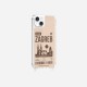 Coque iPhone 14 Plus avec anneau glossy transparente Zagreb Design La Coque Francaise.