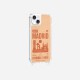 Coque iPhone 14 Plus avec anneau glossy transparente Madrid Design La Coque Francaise.