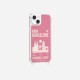 Coque iPhone 14 Plus avec anneau glossy transparente Barcelone Design La Coque Francaise.