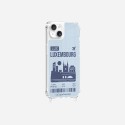 Coque iPhone 14 Plus avec anneau glossy transparente Luxembourg Design La Coque Francaise.