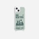 Coque iPhone 14 Plus avec anneau glossy transparente New York Design La Coque Francaise.