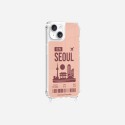 Coque iPhone 14 avec anneau glossy transparente Seoul Design La Coque Francaise.