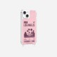 Coque iPhone 14 avec anneau glossy transparente Los Angeles Design La Coque Francaise.