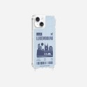 Coque iPhone 14 avec anneau glossy transparente Luxembourg Design La Coque Francaise.