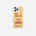Coque iPhone 13 Pro Max avec anneau glossy transparente Auckland Design La Coque Francaise.
