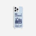 Coque iPhone 13 Pro Max avec anneau glossy transparente Luxembourg Design La Coque Francaise.