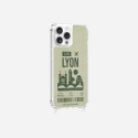 Coque iPhone 13 Pro Max avec anneau glossy transparente Lyon Design La Coque Francaise.