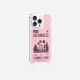 Coque iPhone 13 Pro avec anneau glossy transparente Los Angeles Design La Coque Francaise.