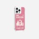 Coque iPhone 13 Pro avec anneau glossy transparente Barcelone Design La Coque Francaise.