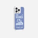 Coque iPhone 13 Pro avec anneau glossy transparente Noumea Design La Coque Francaise.