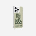 Coque iPhone 13 Pro avec anneau glossy transparente Lyon Design La Coque Francaise.