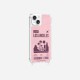 Coque iPhone 13 avec anneau glossy transparente Los Angeles Design La Coque Francaise.