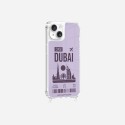 Coque iPhone 13 avec anneau glossy transparente Dubai Design La Coque Francaise.