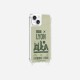 Coque iPhone 13 avec anneau glossy transparente Lyon Design La Coque Francaise.