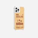 Coque iPhone 12 PRO MAX avec anneau glossy transparente Auckland Design La Coque Francaise.