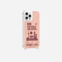 Coque iPhone 12 PRO MAX avec anneau glossy transparente Seoul Design La Coque Francaise.
