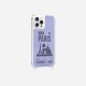 Coque iPhone 12 PRO MAX avec anneau glossy transparente Paris Design La Coque Francaise.