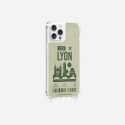 Coque iPhone 12 PRO MAX avec anneau glossy transparente Lyon Design La Coque Francaise.