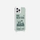 Coque iPhone 12/12 PRO avec anneau glossy transparente New York Design La Coque Francaise.