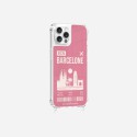 Coque iPhone 12/12 PRO avec anneau glossy transparente Barcelone Design La Coque Francaise.