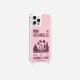 Coque iPhone 12/12 PRO avec anneau glossy transparente Los Angeles Design La Coque Francaise.