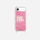 Coque iPhone 17 Air Rock N'Roll rose Design La Coque Francaise.