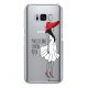 Coque rigide transparent Parisienne Sinon Rien pour Samsung Galaxy S8
