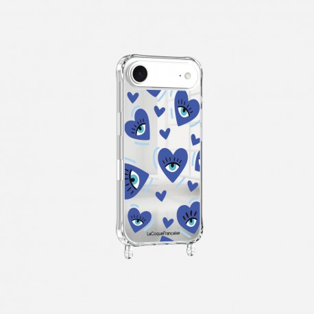 Coque iPhone 17 Air Yeux d'amour bleu Design La Coque Francaise.