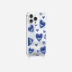 Coque iPhone 14 Pro Max avec anneau miroir miroir Yeux d'amour bleu Design La Coque Francaise.