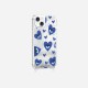Coque iPhone 14 Plus avec anneau miroir Yeux d'amour bleu Design La Coque Francaise.