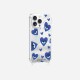 Coque iPhone 13 Pro avec anneau miroir Yeux d'amour bleu Design La Coque Francaise.