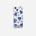 Coque iPhone 15 avec anneau miroir miroir Yeux d'amour bleu Design La Coque Francaise.